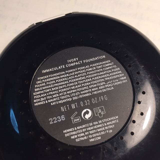 H&m immaculate compact foundation shop