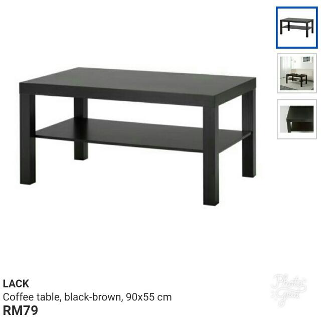 Ikea Lack Coffee Table, Furniture & Home Living, Home Decor, Vases
