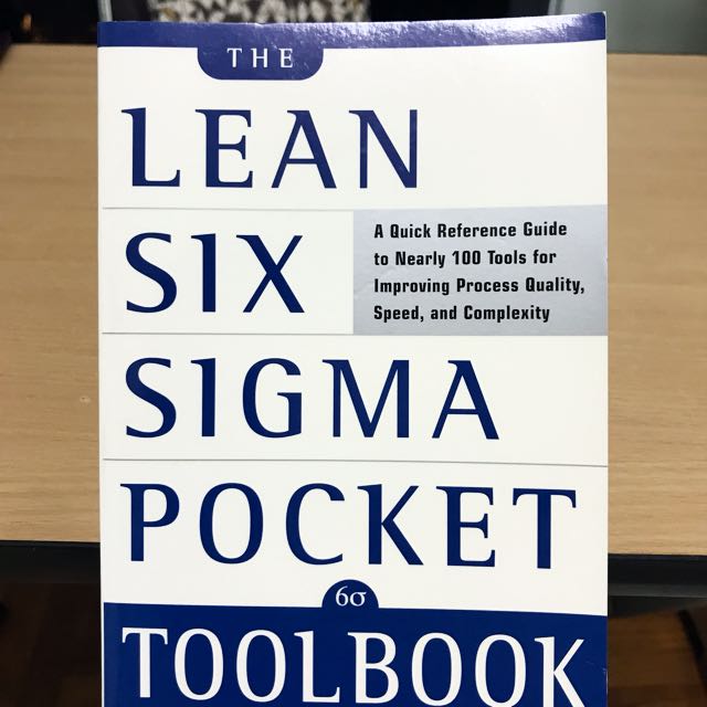 Lean Six Sigma Pocket Toolbook Books Stationery Textbooks On