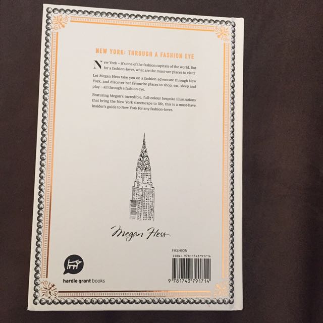 New York Through A Fashion Eye Books Stationery Books On Carousell