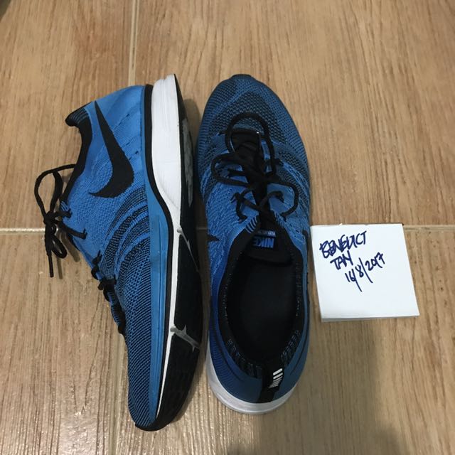 Nike flyknit trainer mens blue store