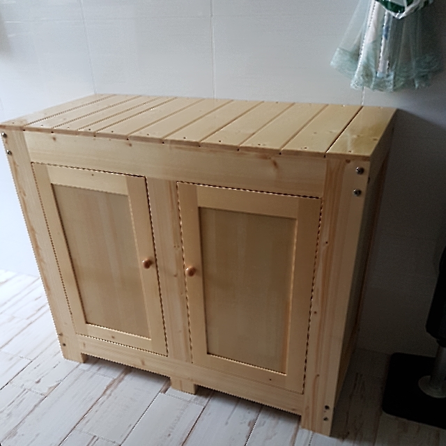 Solid Wood Fish Tank Cabinet Furniture