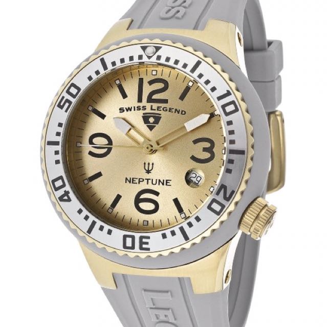 Swiss Legend Neptune Grey Gold Watch Men S Fashion Watches On Carousell