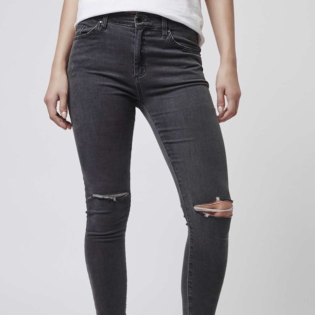 topshop knee ripped jeans