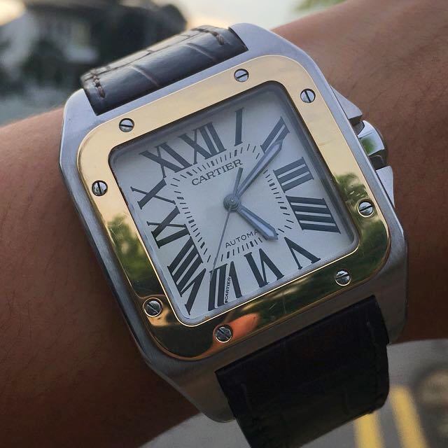 Cartier santos xl gold shop