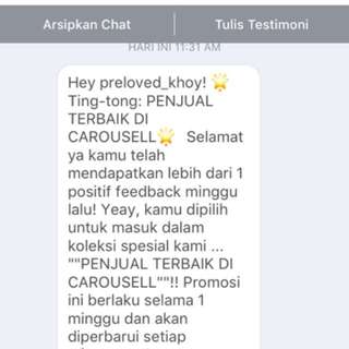 tengkyuuuuu carousell 😍😍🙏🏻🙏🏻🙏🏻