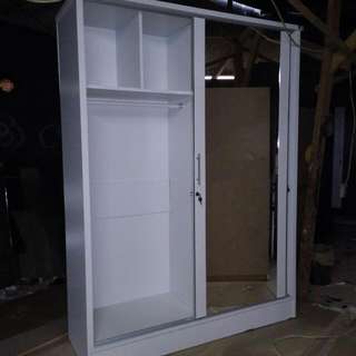 Lemari Sleding 2 Pintu Full Kaca