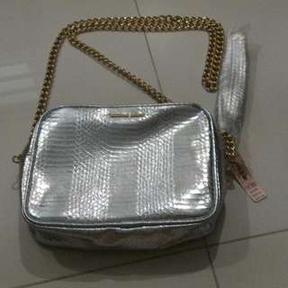 Victoria's Secret Silver Sling bag