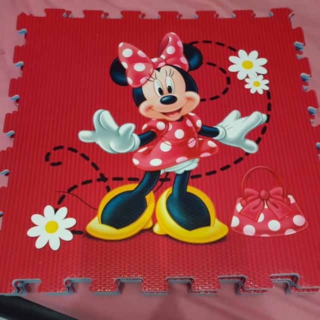 Baby Minnie Mouse Puzzle Floor Mat On Carousell