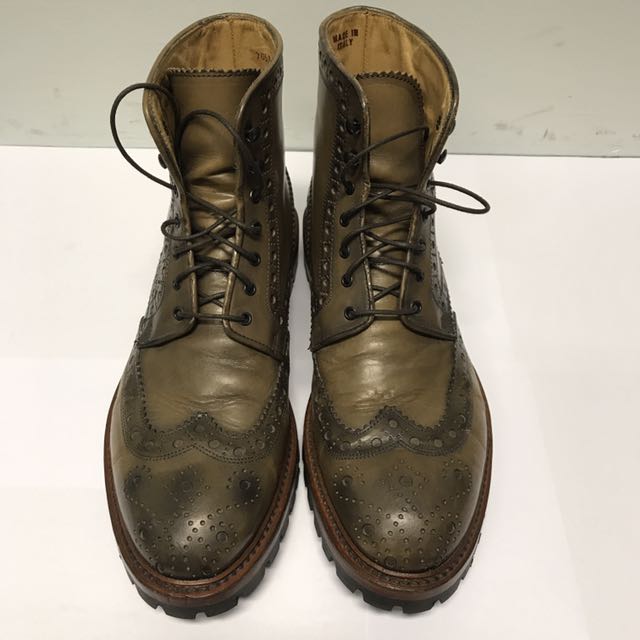Barneys New York Brogue Boots Men s Fashion Footwear Boots on Carousell