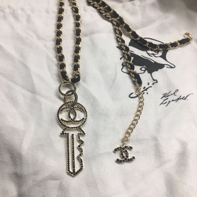 Chanel Key Necklace Luxury Accessories on Carousell