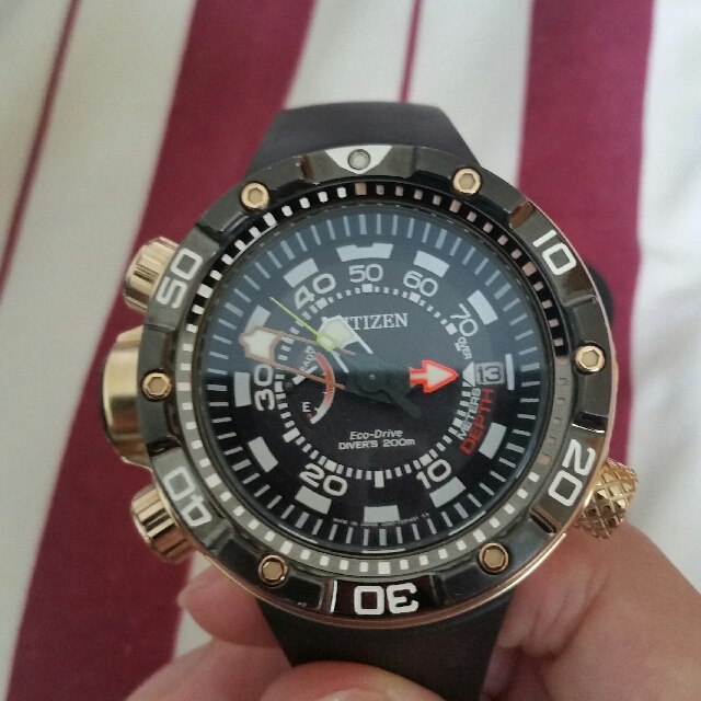 Citizen promaster aqualand gold discount