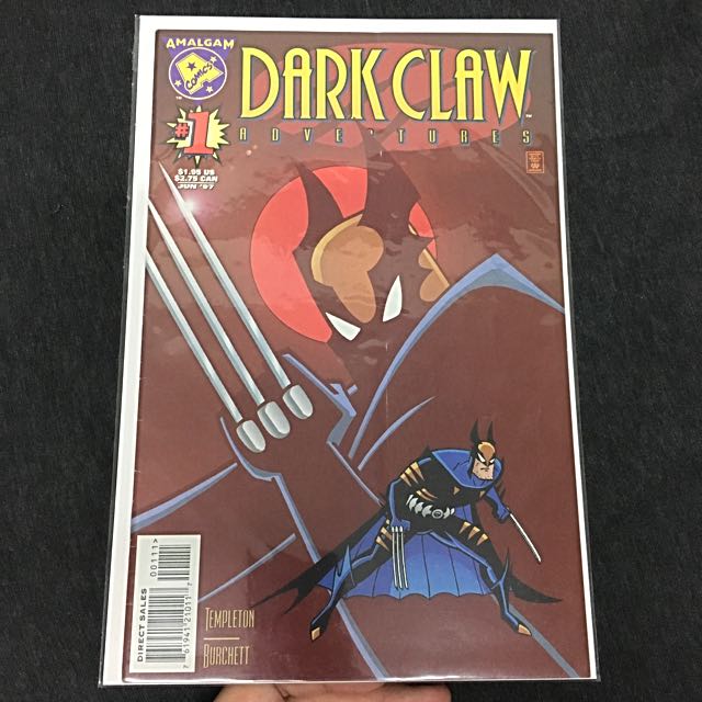 Dark Claw Adventures 1 Amalgam Comics Book DC Marvel Batman Wolverune,  Hobbies & Toys, Books & Magazines, Comics & Manga on Carousell