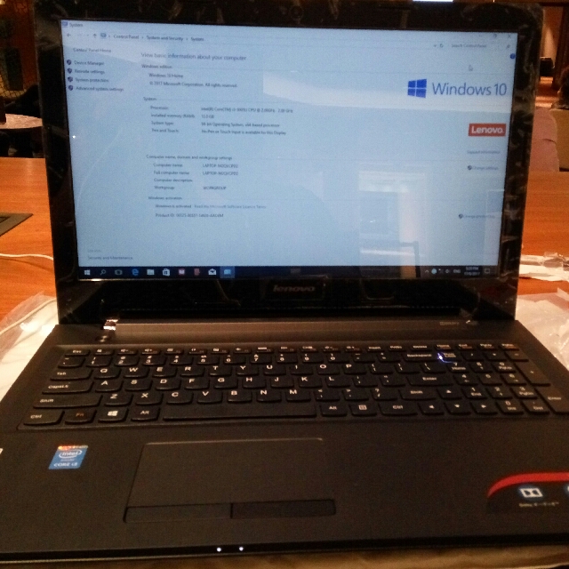 Lenovo Ideapad G50 80 12gb Ram Sold Electronics Computers Laptops On Carousell
