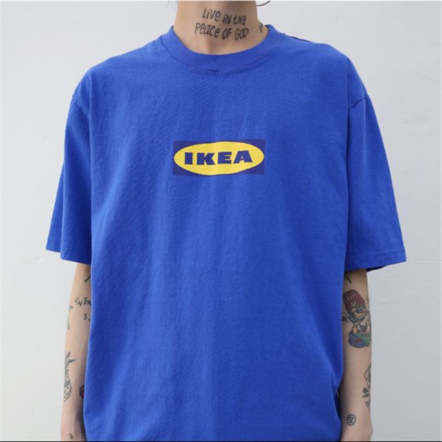 Oversized Ikea T Shirt Women S Fashion Clothes Tops On Carousell