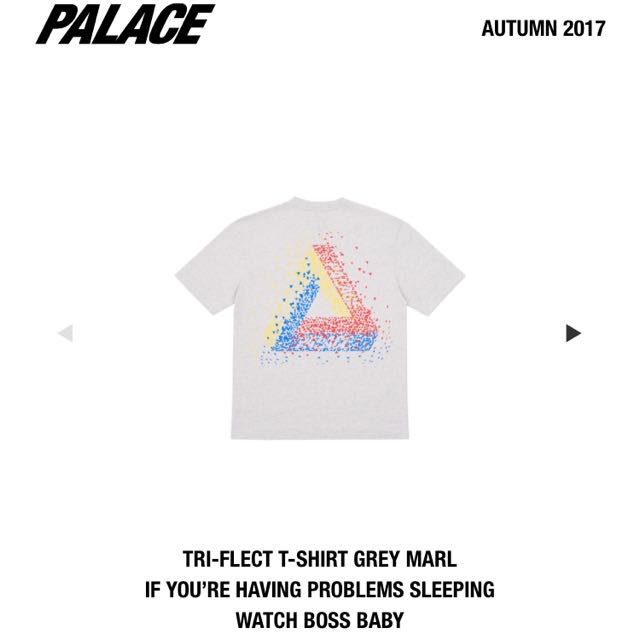 Palace Fall Winter 2017 Tri Flect Tee Men S Fashion Clothes On Carousell