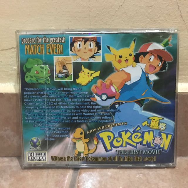 Pokemon The First Movie Vcd Hobbies And Toys Music And Media Cds And Dvds On Carousell