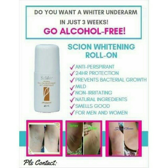 Scion Whitening Deodorant by Nu Skin (Category: Oral Care) located in Cordova. Submitted by diamellashub (Listing ID 122549882, Image 3). Description: Feedback Alert 👍 "maraming maraming salamat sa WHITENING DEO di na ako mahihiyang mag high five all the time".... (photo credit to the owner) SCION WHITENING DEO ✔️Lightens underarm ✔️PH balance ✔️No yellow stains ✔️Alcohol free, gentle, non-irritation formula ✔️Minimizes chicken skin ✔️24hours pr