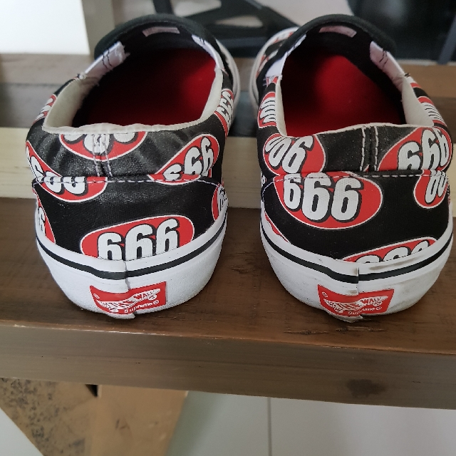Supreme Vans 666 Shoes Men s Fashion Footwear Sneakers on Carousell