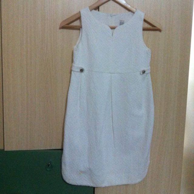 zara kids white dress