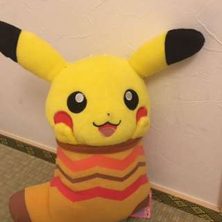 【日本正品】Pokémon 寶可夢 皮卡丘 襪子玩偶