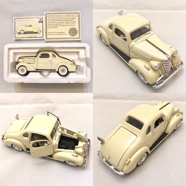 1:32 Scale Die-Cast Replica of 1938 Chevy Master Deluxe Coupe by