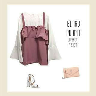 Blouse Purple Bl 168