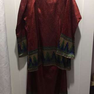 Seleksi Akma Kurta Kurung In Red