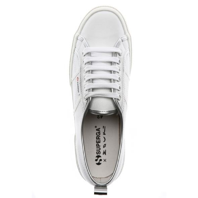 Superga 2750 fglu white leather top