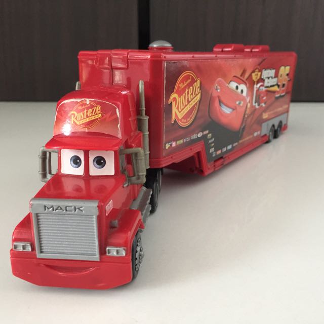 cars mack truck playset