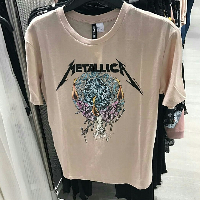 metallica shirt h