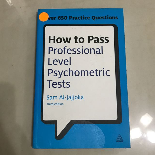 How To Pass Professional Psychometric Tests, Hobbies & Toys, Books ...