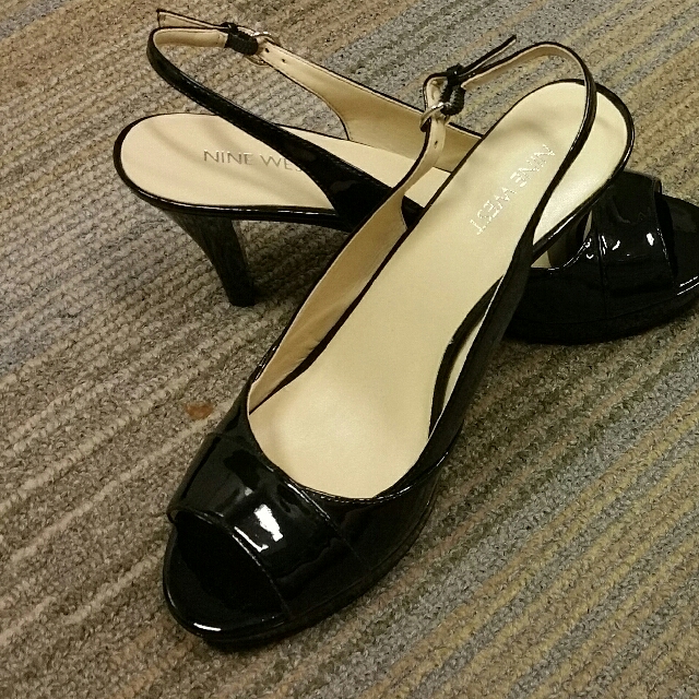 nine west slingback peep toe