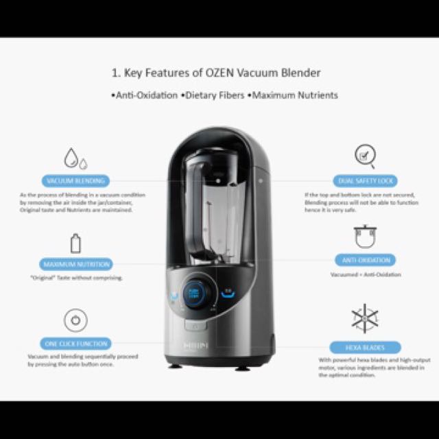 Ozen Vacuum Blender, TV & Home Appliances, Kitchen Appliances, Juicers, Blenders & Grinders on