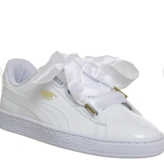 puma basket heart sizing