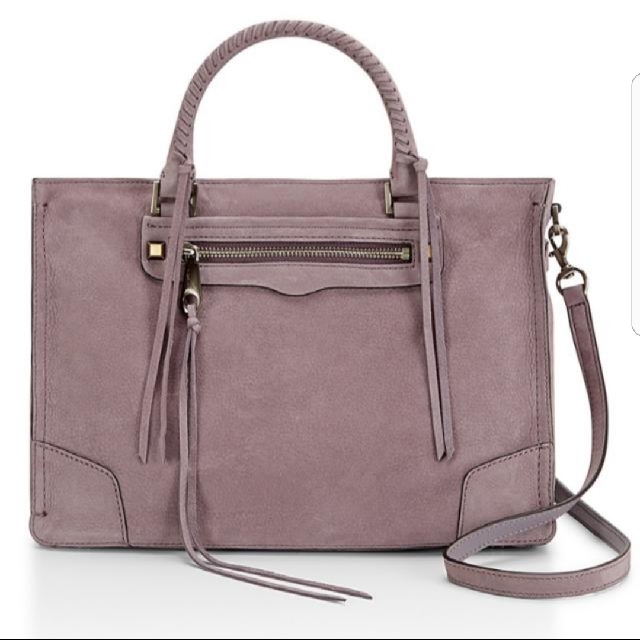 REBECCA MINKOFF Regan Satchel Tote Deep Lavender