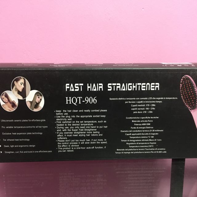 Sonar Fast Hair Straightener HQT-906, Beauty & Personal Care, Hair on ...