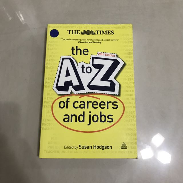 The A To Z Of Careers And Jobs Books Stationery Fiction On