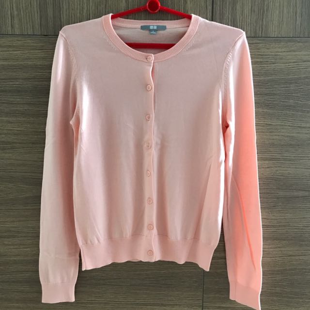 Uniqlo Pink Cardigan Women s Fashion Coats Jackets and