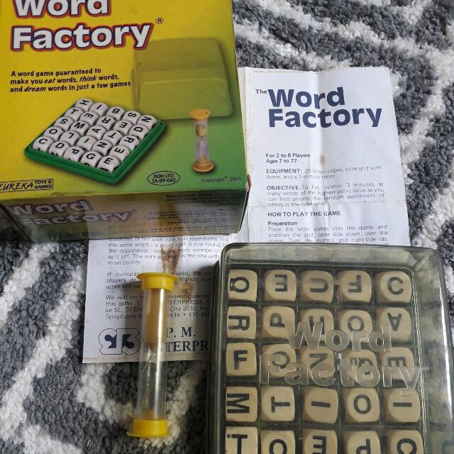 Word Factory Game on Carousell