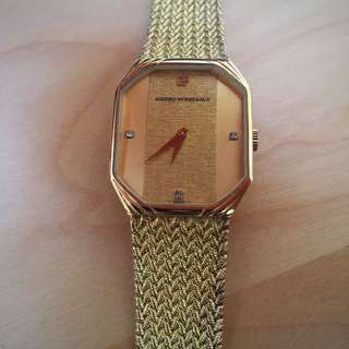 Girard Perregaux Vintage Gold With diamond Markers