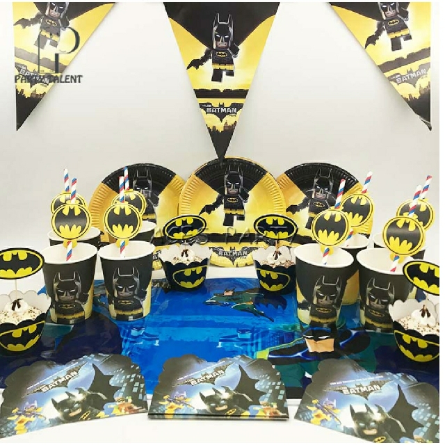 50pcs Batman Birthday Party Supplies Bulletin Board Preorders On