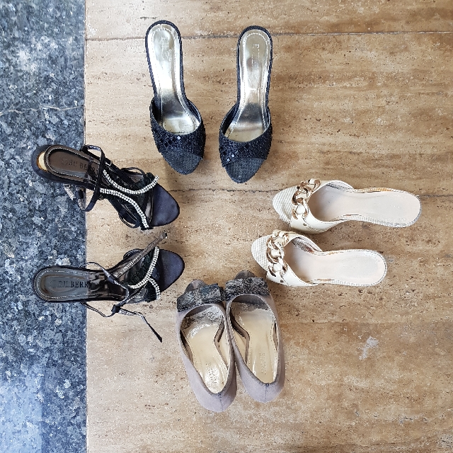 7 Pasang Sepatu High Heels 3 Pasang Sepatu Pria Women S Fashion Women S Shoes On Carousell