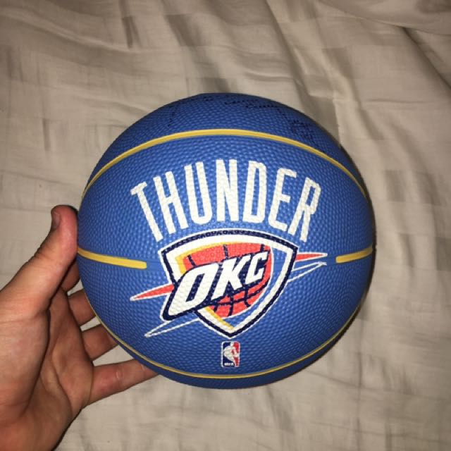 russell westbrook autographed basketball