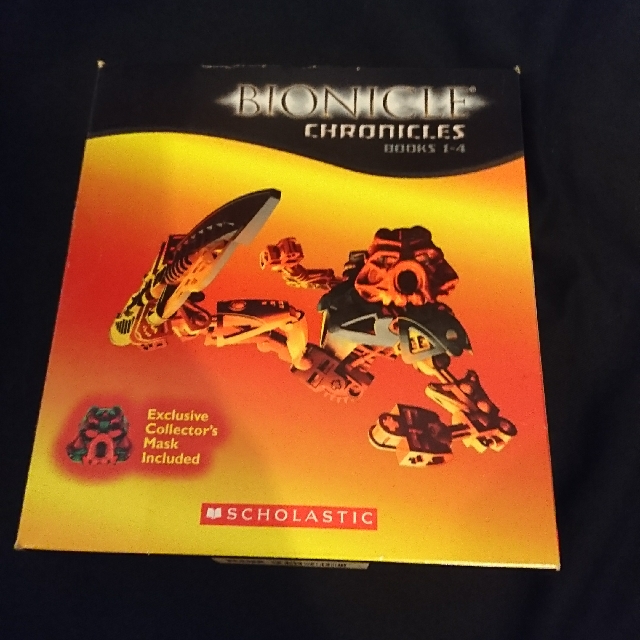 Bionicle Chronicles Books 1 4 by Scholastic Hobbies Toys Books Magazines Fiction Non Fiction on Carousell