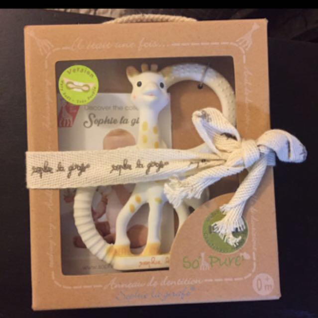 SOPHIE THE GIRAFFE ORIGINAL Baby Teether Toy BN