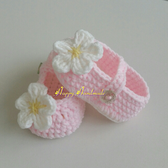 Handmade Crochet Baby Shoes, Hobbies
