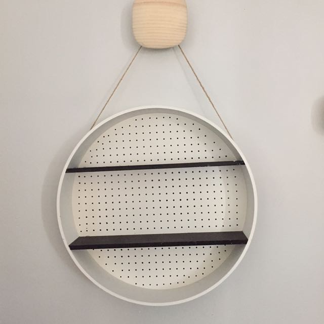 Kmart Hanging Round Shelves, Furniture & Home Living, Home Decor, Vases & Decorative Bowls on