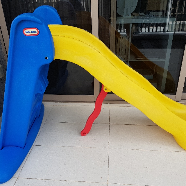 little tikes yellow slide