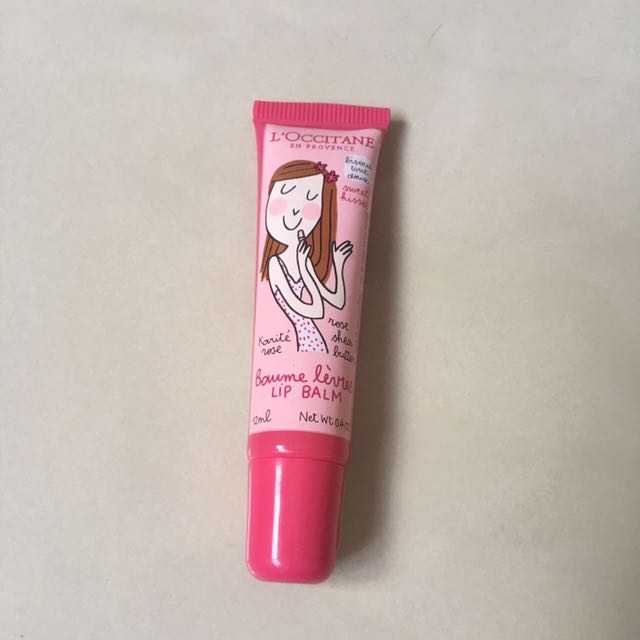 L Occitane Lip Balm Rose Shea Butter Health Beauty Skin